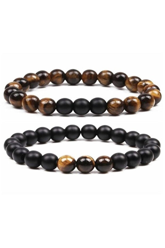 Kaplan Gözü ve Oniks bileklik