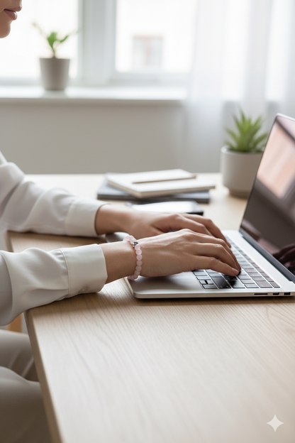 Özel taşlı dişil enerji bilekliği