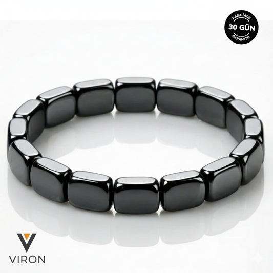 Hematit Premium Maskülen Erkek Bilekliği
