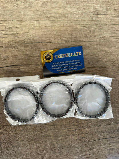 Hematit Premium Maskülen Erkek Bilekliği